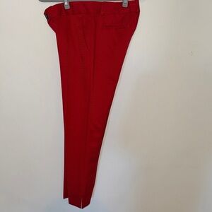 Banana Republic Women’s Bold Red Dress Ankle Pants Sz 4